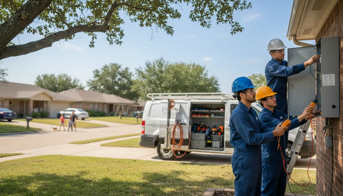 Certified electrician providing emergency electrical services in Fisk, MO